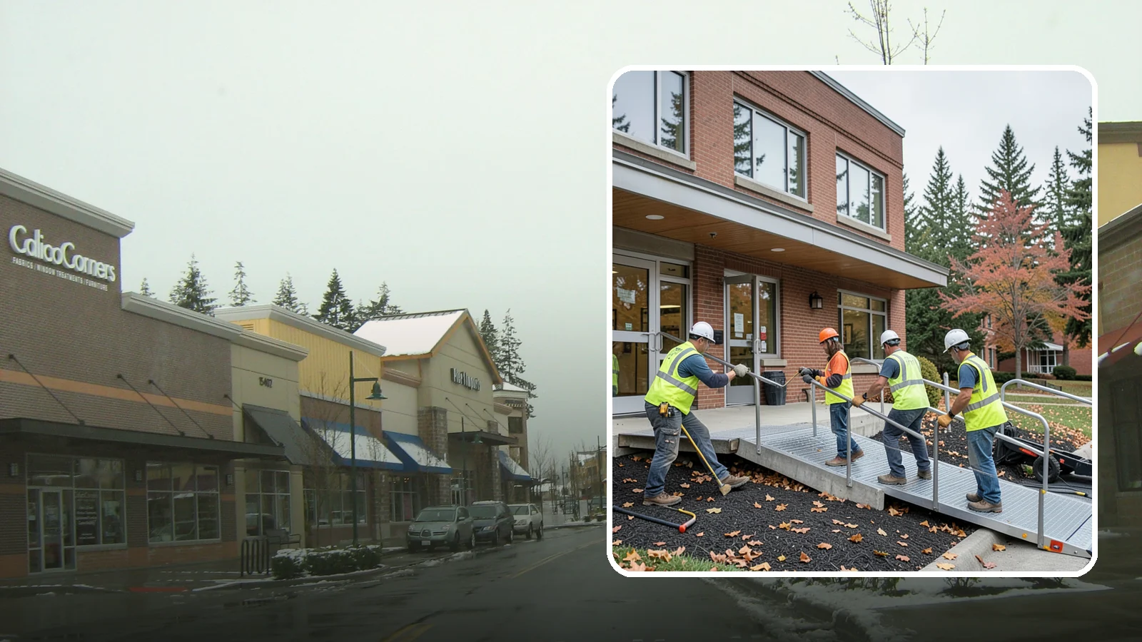 Facility ADA Upgrades in Mill Creek, Snohomish County, WA - Facility accessibility upgrades that bring public buildings into ADA and barrier-code conformance.