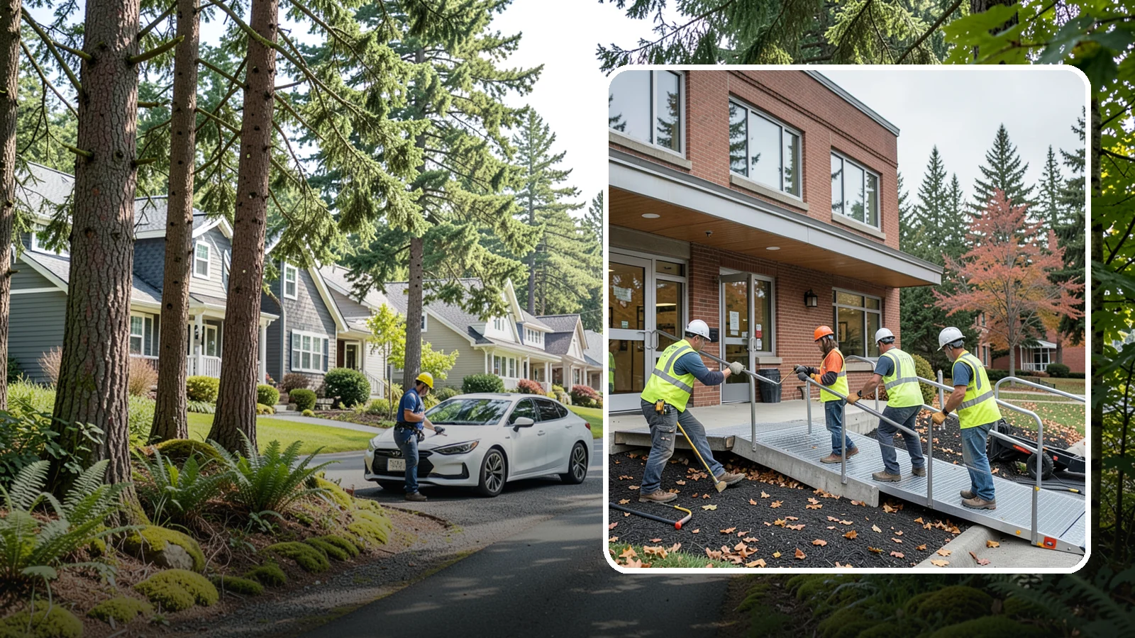 Facility ADA Upgrades in Normandy Park, King County, WA - Facility accessibility upgrades that bring public buildings into ADA and barrier-code conformance.