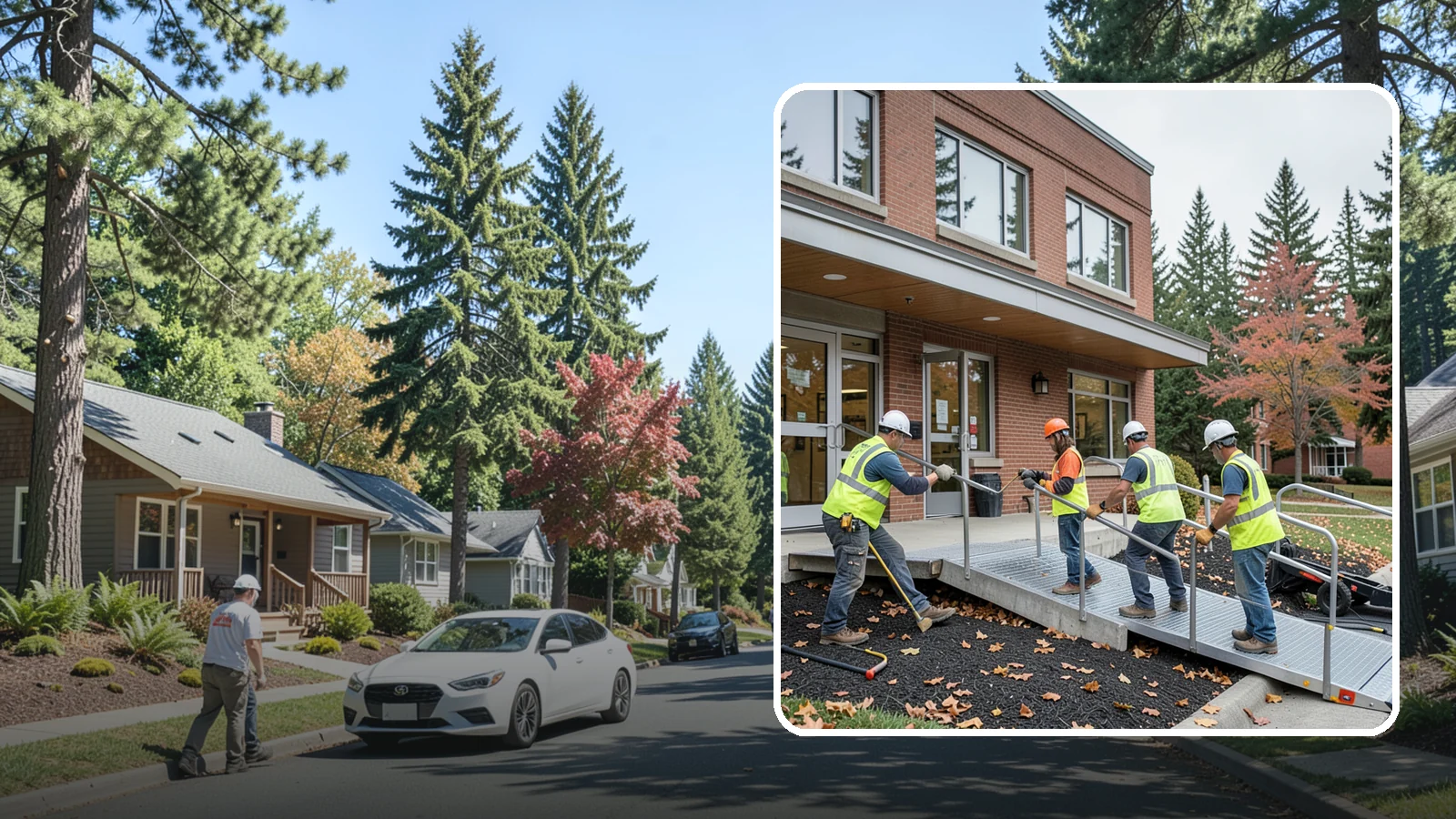 Facility ADA Upgrades in Orting, Pierce County, WA - Facility accessibility upgrades that bring public buildings into ADA and barrier-code conformance.