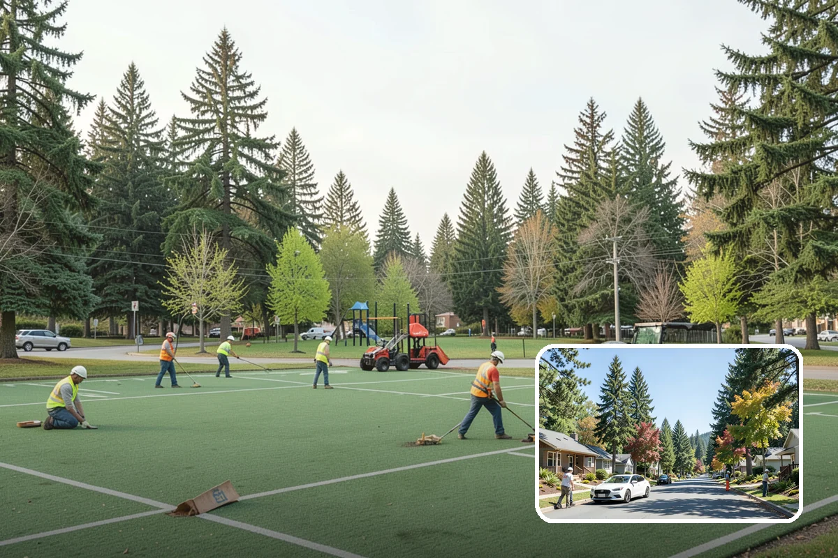 Facility ADA Upgrades in Orting, Pierce County, WA - Reduces barrier-removal liability in public buildings