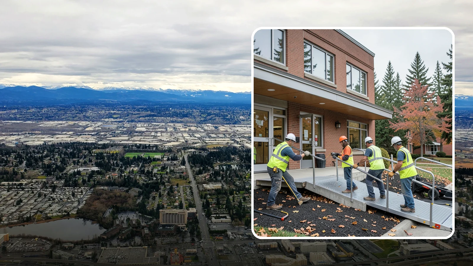 Facility ADA Upgrades in SeaTac, King County, WA - Facility accessibility upgrades that bring public buildings into ADA and barrier-code conformance.