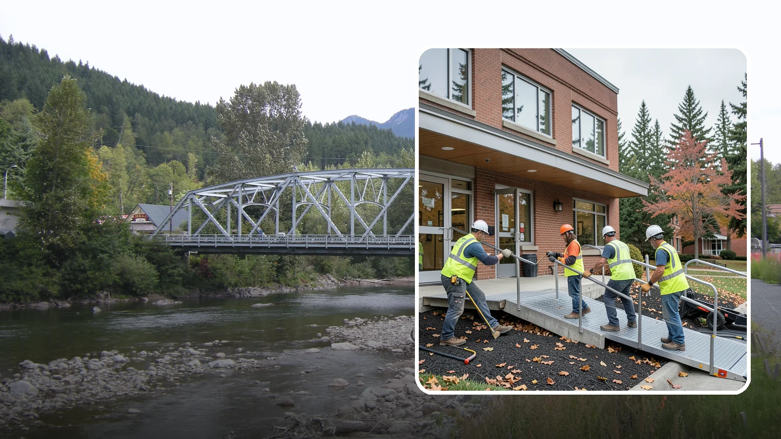 Facility ADA Upgrades in Skykomish, King County, WA - Facility accessibility upgrades that bring public buildings into ADA and barrier-code conformance.