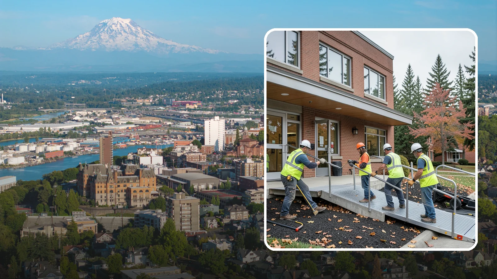 Facility ADA Upgrades in Tacoma, Pierce County, WA - Facility accessibility upgrades that bring public buildings into ADA and barrier-code conformance.