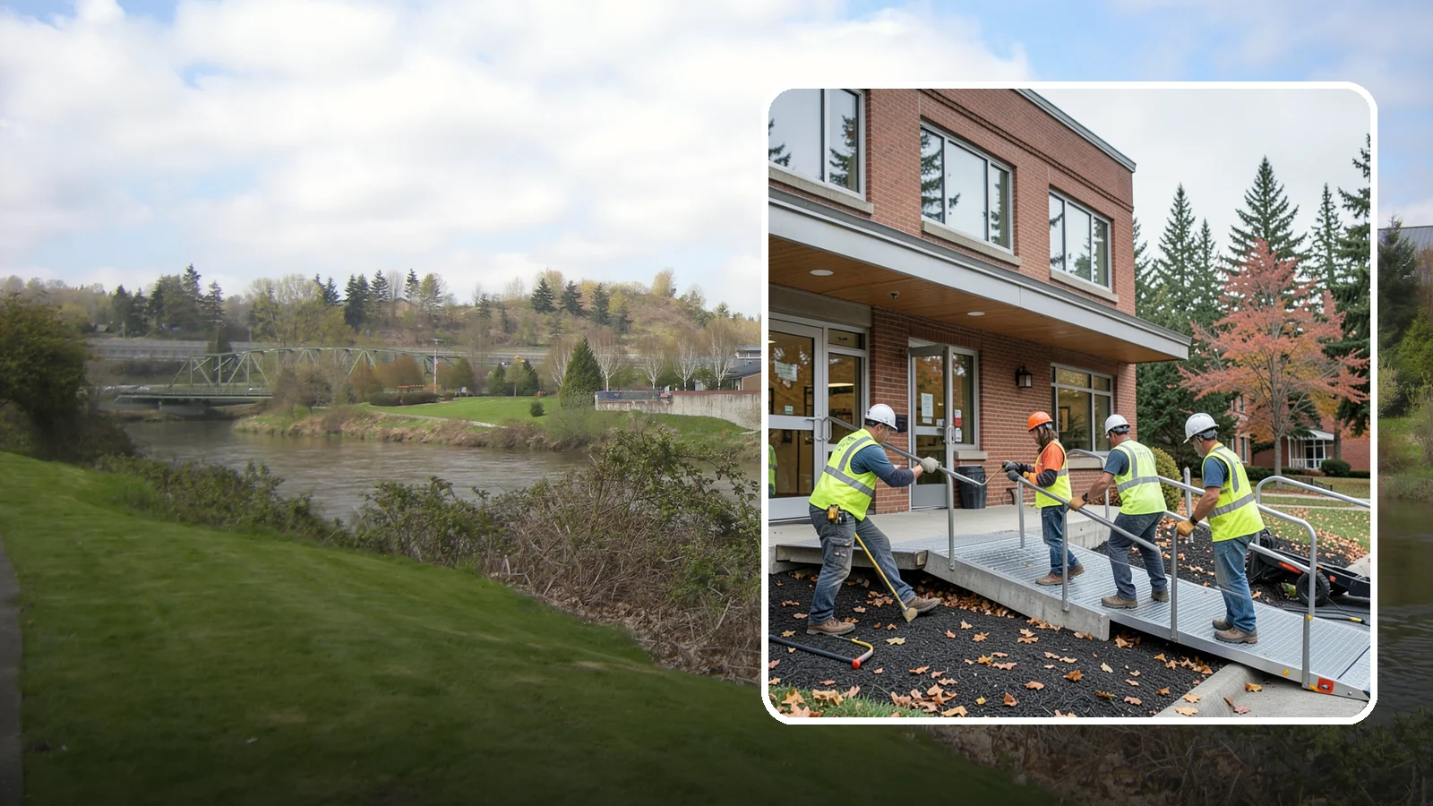 Facility ADA Upgrades in Tukwila, King County, WA - Facility accessibility upgrades that bring public buildings into ADA and barrier-code conformance.