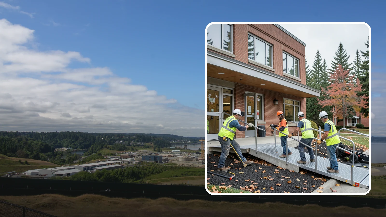 Facility ADA Upgrades in University Place, Pierce County, WA - Facility accessibility upgrades that bring public buildings into ADA and barrier-code conformance.