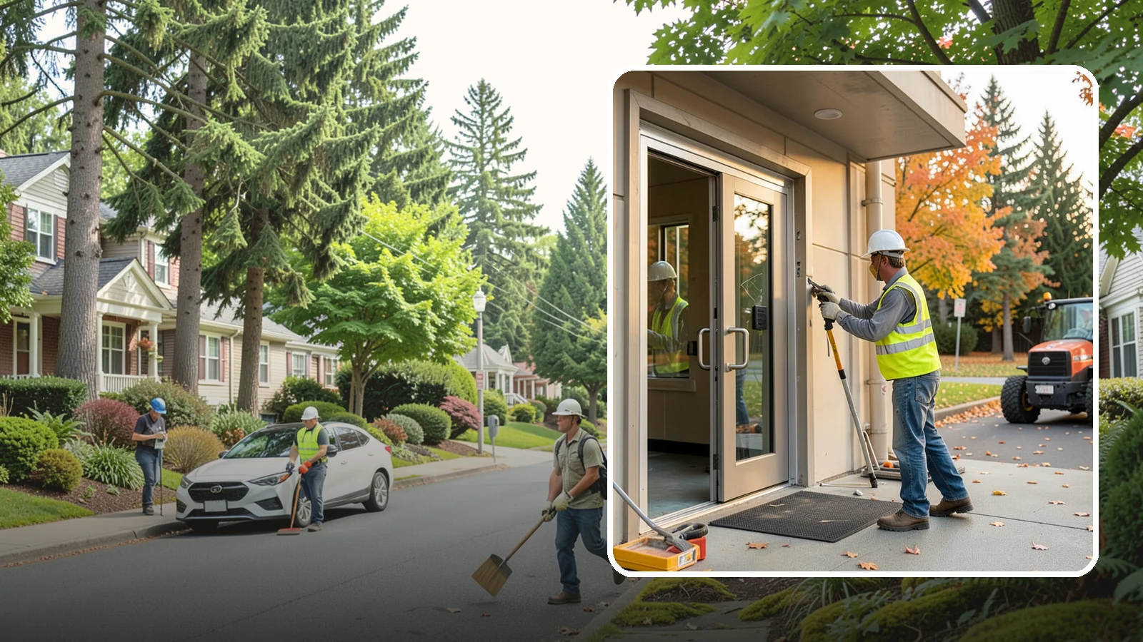 Facility Door Replacement in Beaux Arts Village, King County, WA - Commercial door and hardware replacement for public entrances, service doors, and interior openings.