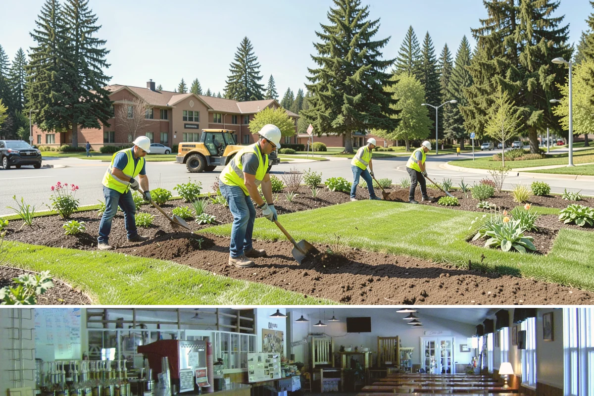 Facility Door Replacement in Black Diamond, King County, WA - Door replacement runs year-round, with exterior openings favored in dry weather to protect the interior during the swap.