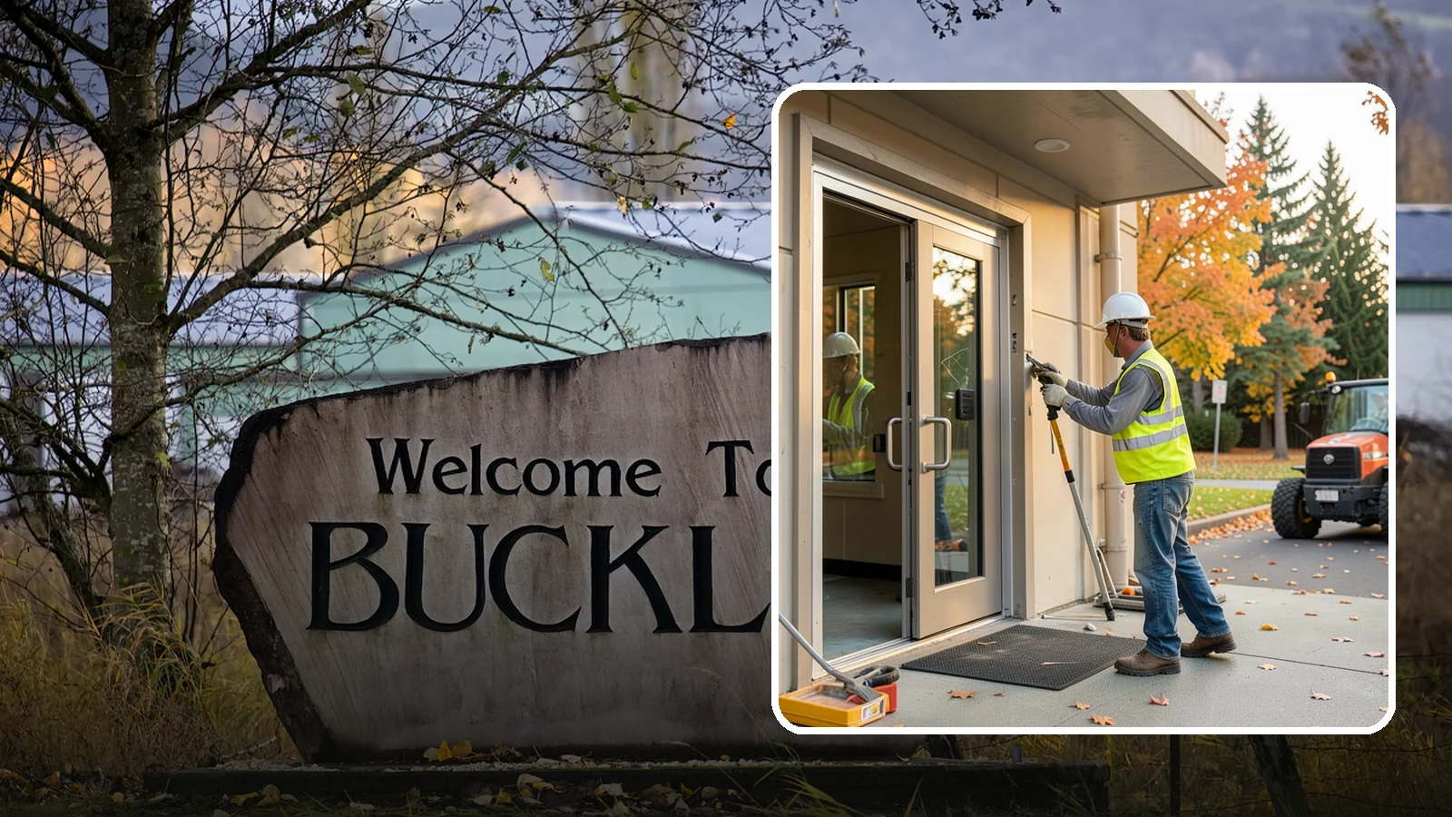 Facility Door Replacement in Buckley, Pierce County, WA - Commercial door and hardware replacement for public entrances, service doors, and interior openings.
