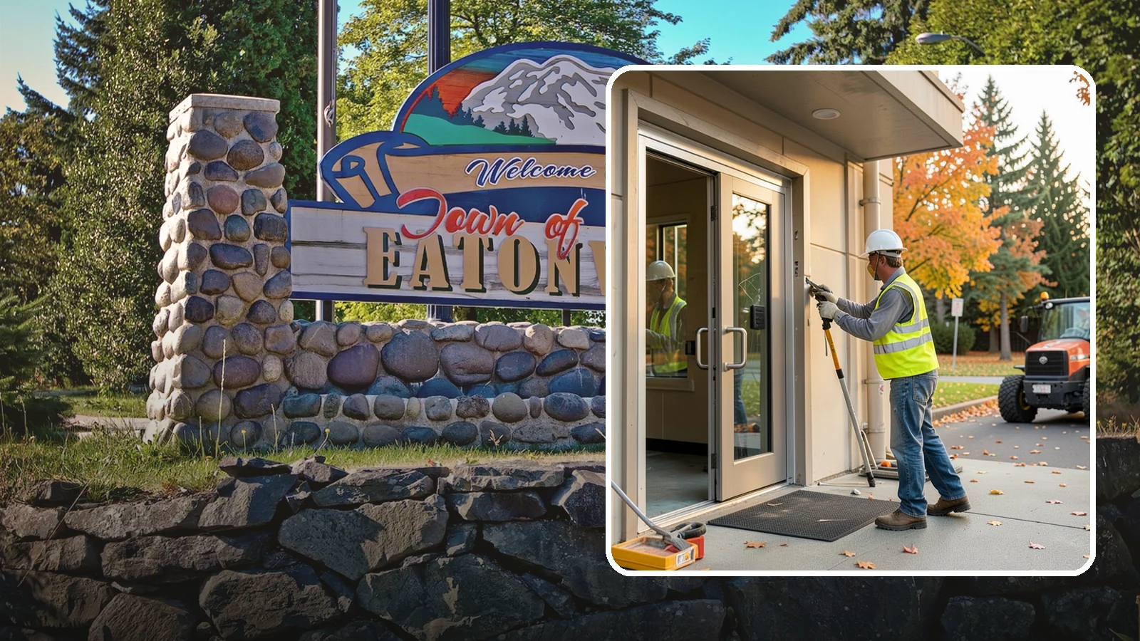 Facility Door Replacement in Eatonville, Pierce County, WA - Commercial door and hardware replacement for public entrances, service doors, and interior openings.