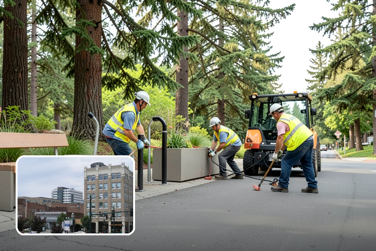 Facility Door Replacement in Everett, Snohomish County, WA - Doors set plumb to latch and close reliably