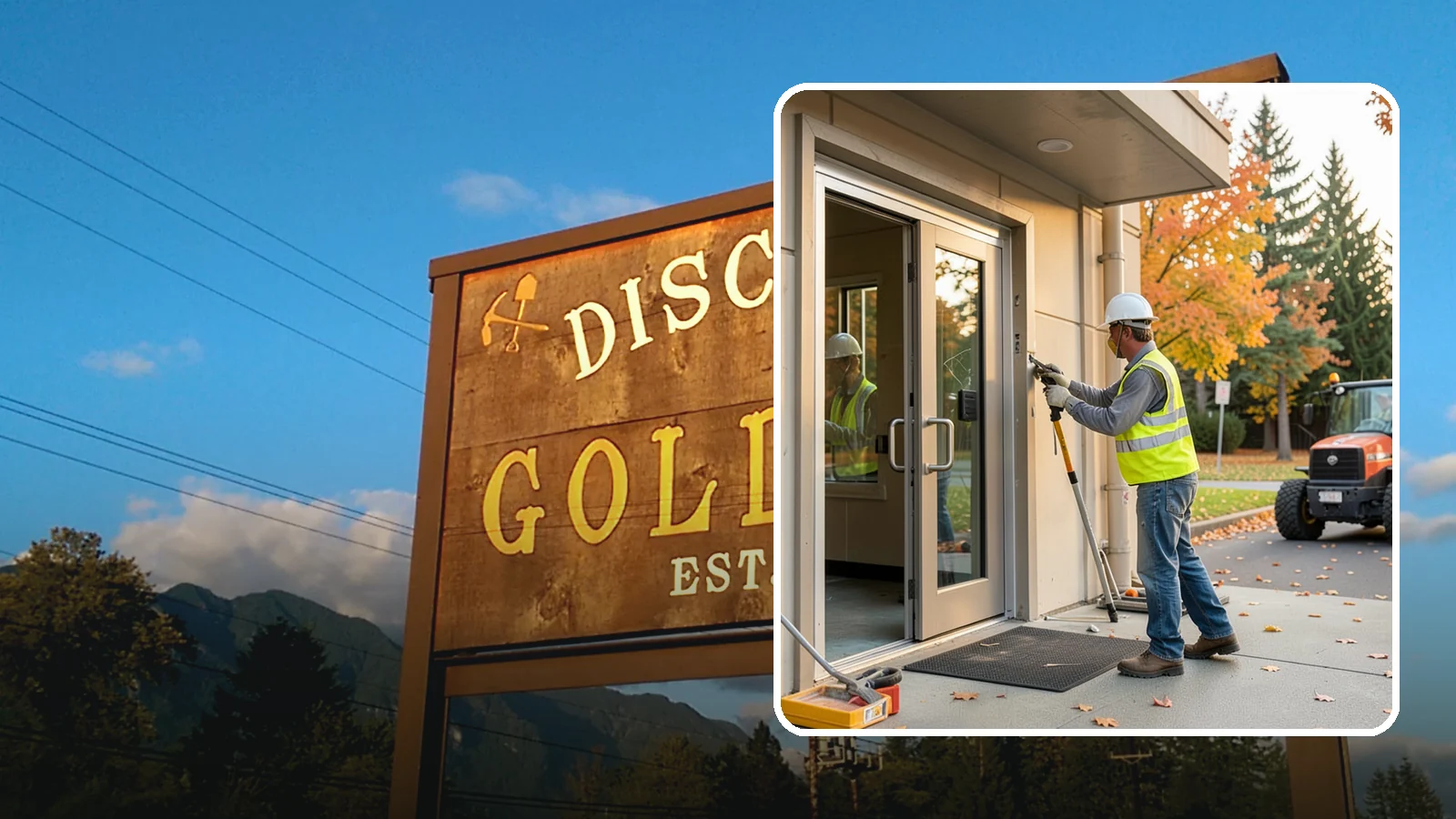 Facility Door Replacement in Gold Bar, Snohomish County, WA - Commercial door and hardware replacement for public entrances, service doors, and interior openings.
