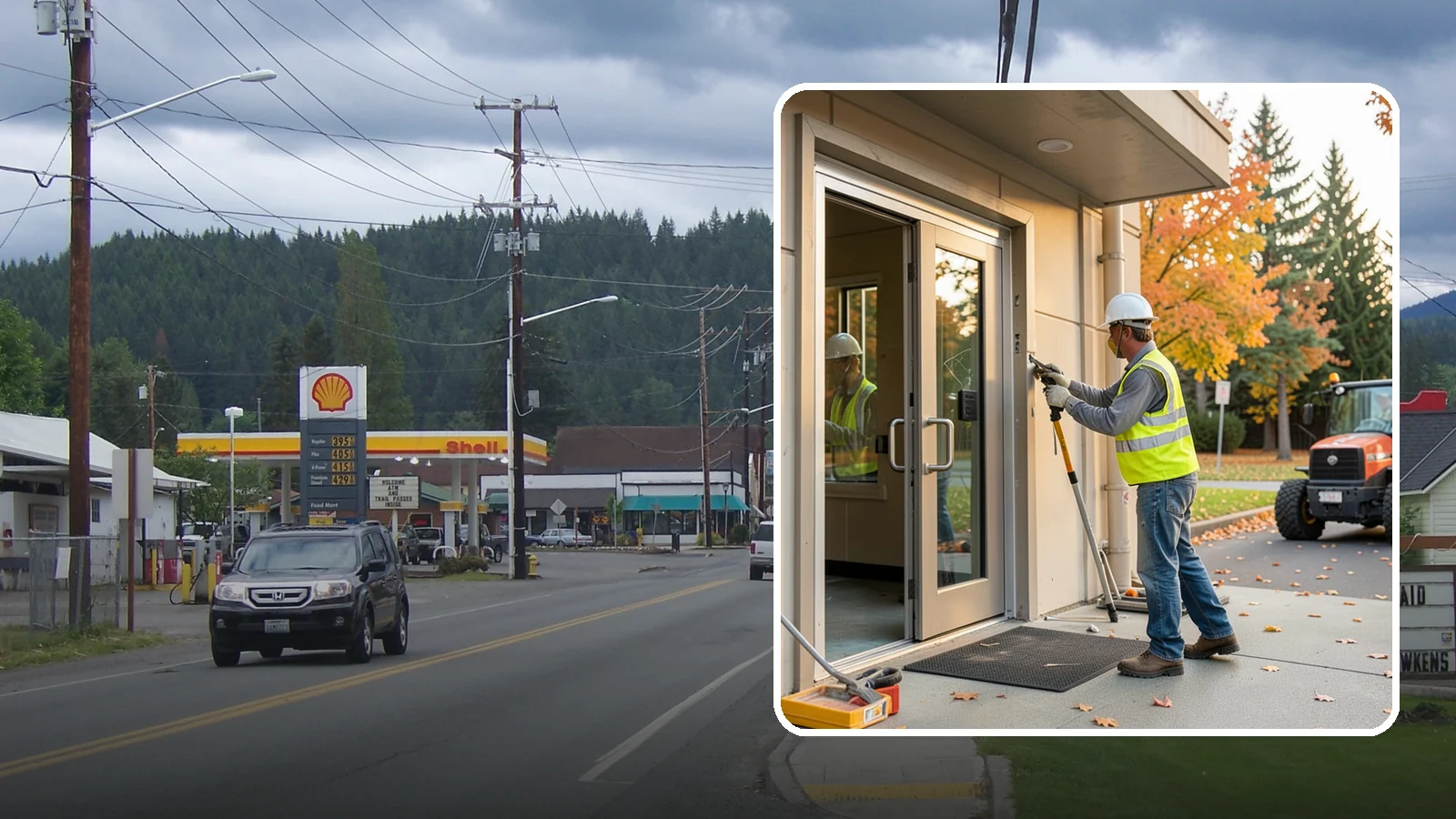 Facility Door Replacement in Granite Falls, Snohomish County, WA - Commercial door and hardware replacement for public entrances, service doors, and interior openings.