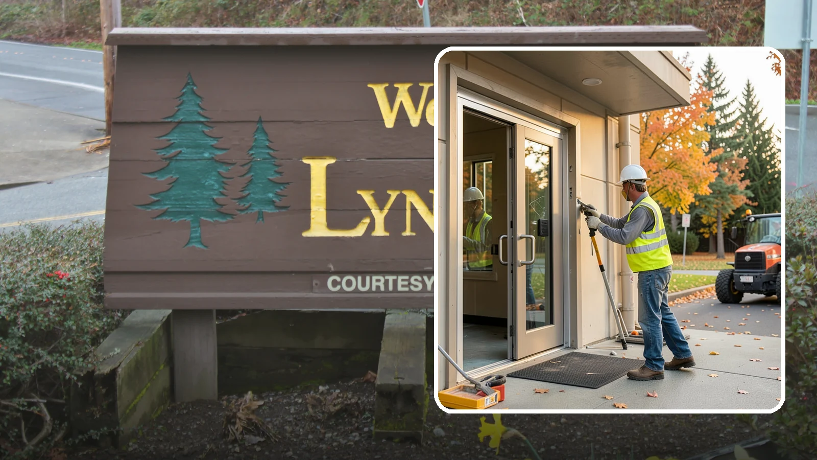 Facility Door Replacement in Lynnwood, Snohomish County, WA - Commercial door and hardware replacement for public entrances, service doors, and interior openings.