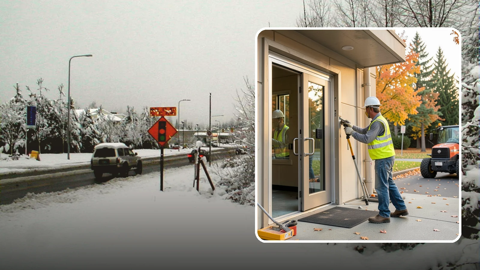 Facility Door Replacement in Newcastle, King County, WA - Commercial door and hardware replacement for public entrances, service doors, and interior openings.