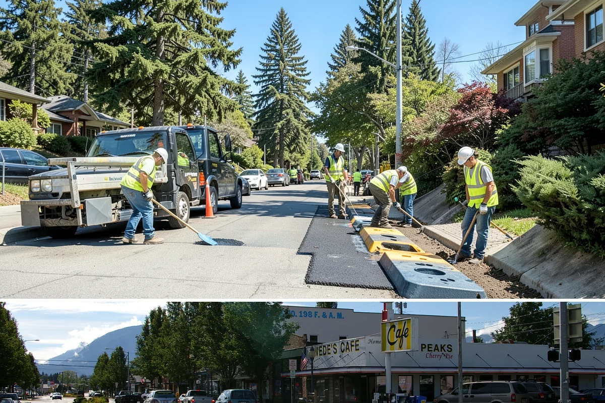 Facility Door Replacement in North Bend, King County, WA - Door replacement runs year-round, with exterior openings favored in dry weather to protect the interior during the swap.