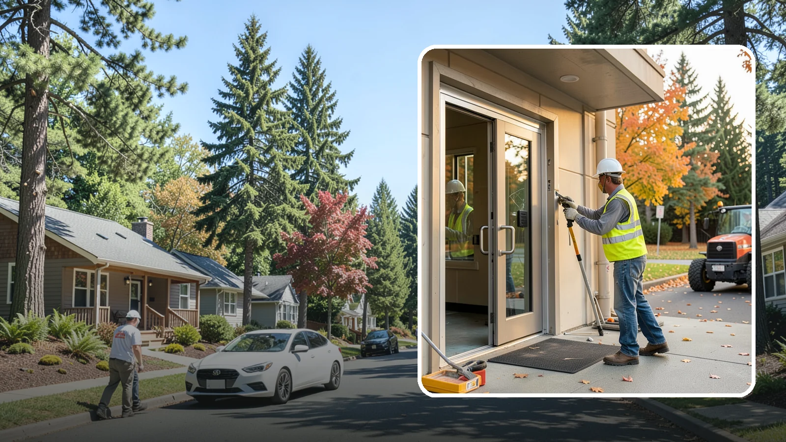 Facility Door Replacement in Orting, Pierce County, WA - Commercial door and hardware replacement for public entrances, service doors, and interior openings.