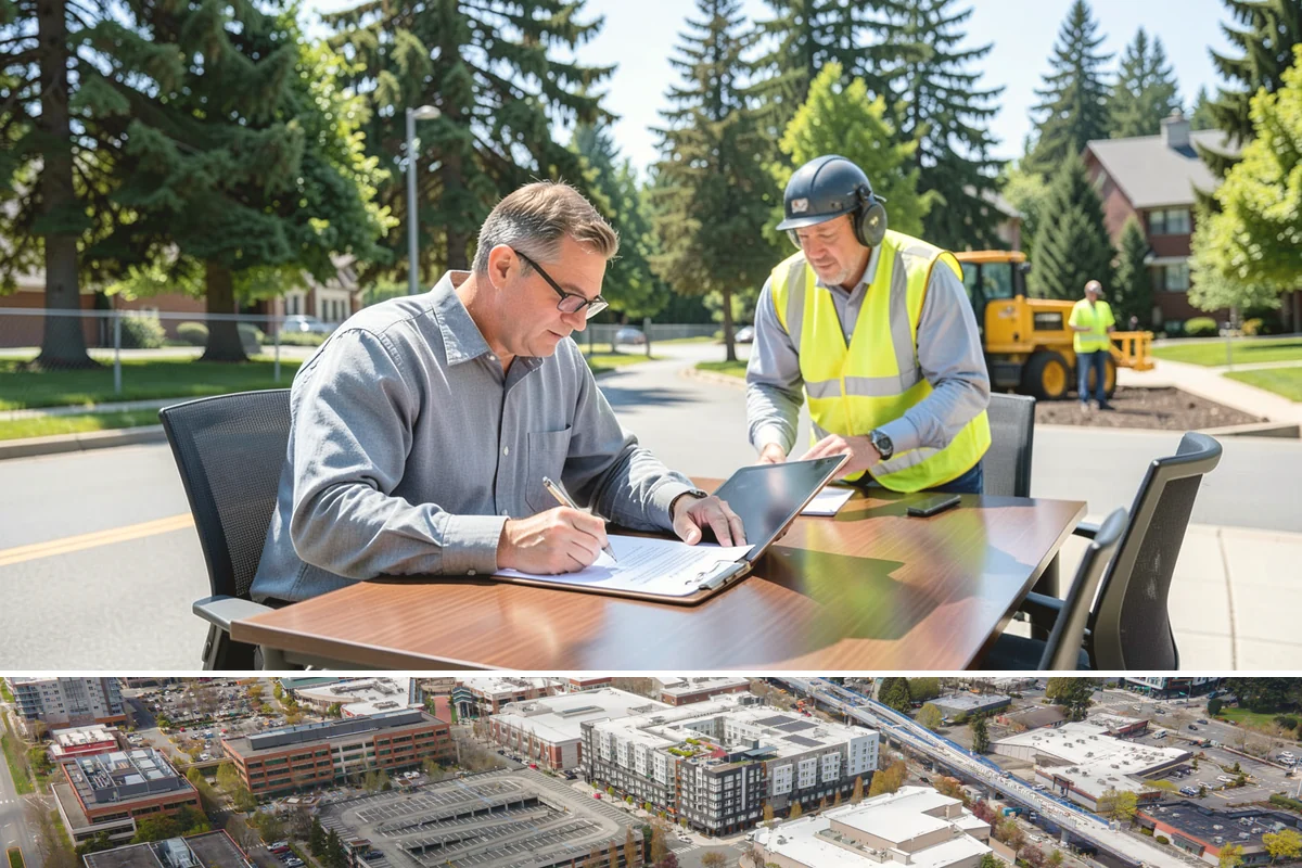 Facility Door Replacement in Redmond, King County, WA - Door replacement runs year-round, with exterior openings favored in dry weather to protect the interior during the swap.