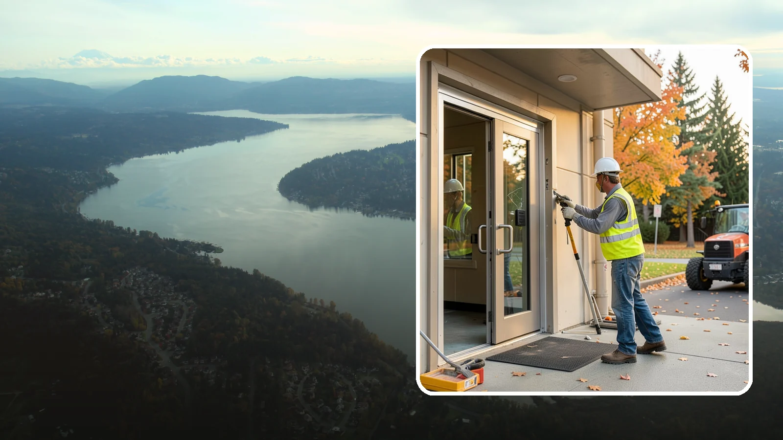 Facility Door Replacement in Sammamish, King County, WA - Commercial door and hardware replacement for public entrances, service doors, and interior openings.