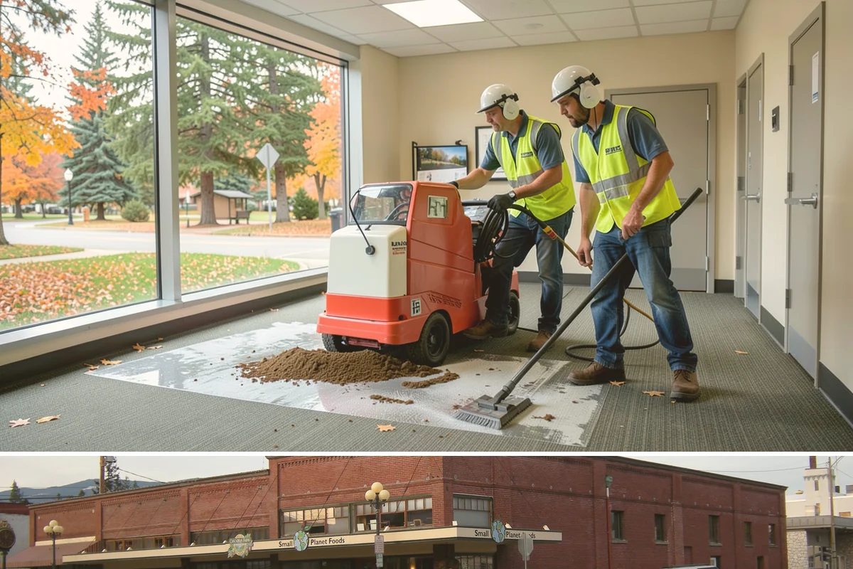 Facility Door Replacement in Sedro-Woolley, Skagit County, WA - Door replacement runs year-round, with exterior openings favored in dry weather to protect the interior during the swap.