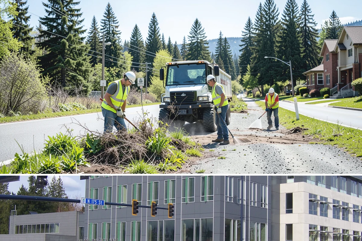 Facility Door Replacement in Shoreline, King County, WA - Door replacement runs year-round, with exterior openings favored in dry weather to protect the interior during the swap.