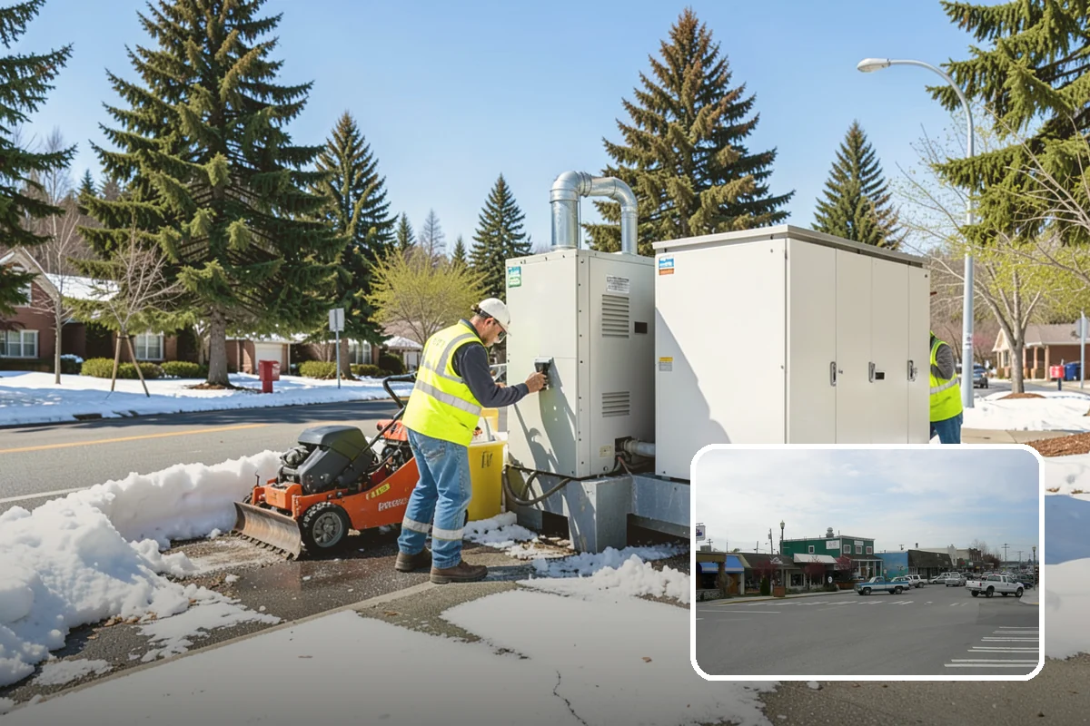 Facility Door Replacement in Stanwood, Snohomish County, WA - Doors set plumb to latch and close reliably