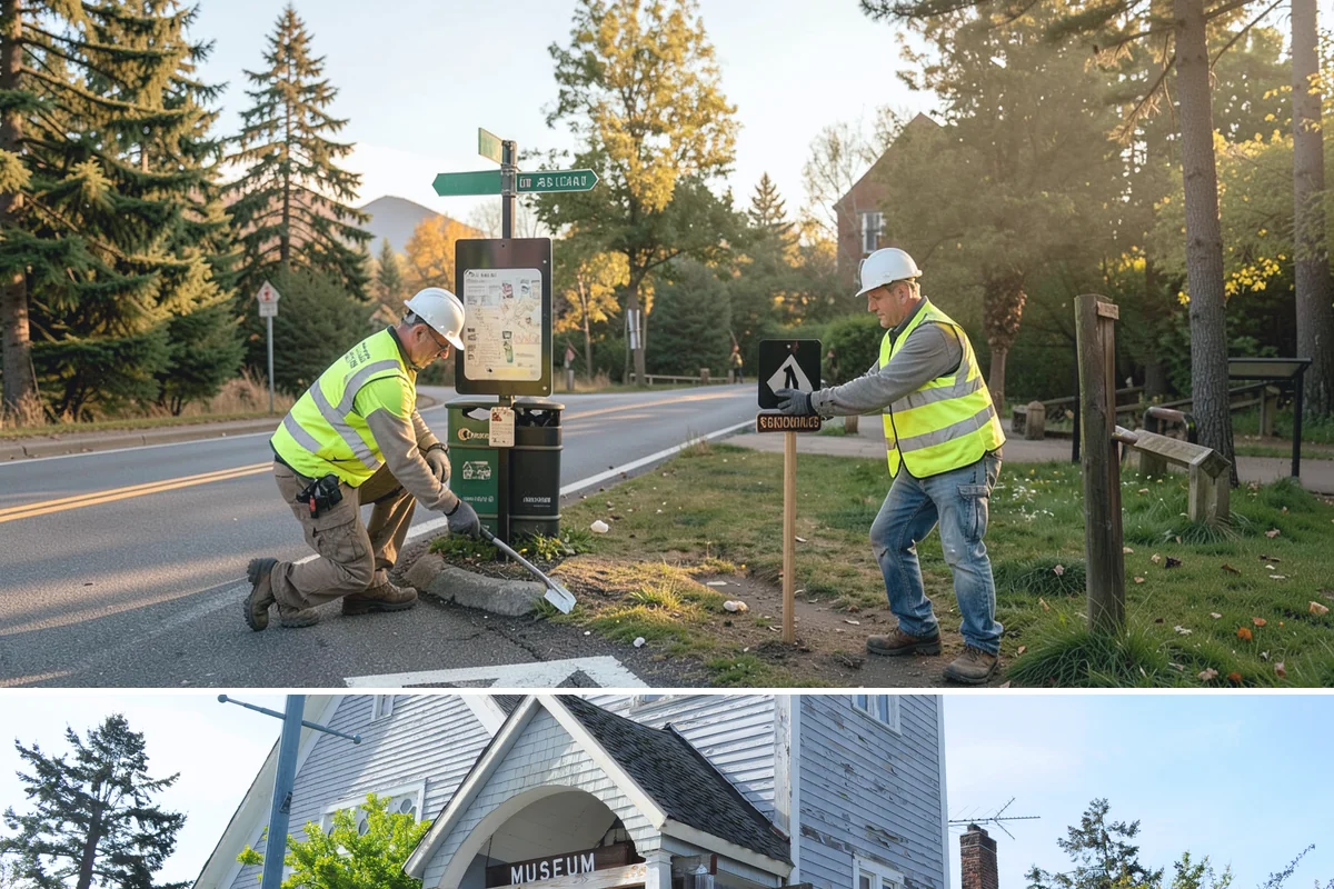 Facility Door Replacement in Steilacoom, Pierce County, WA - Door replacement runs year-round, with exterior openings favored in dry weather to protect the interior during the swap.