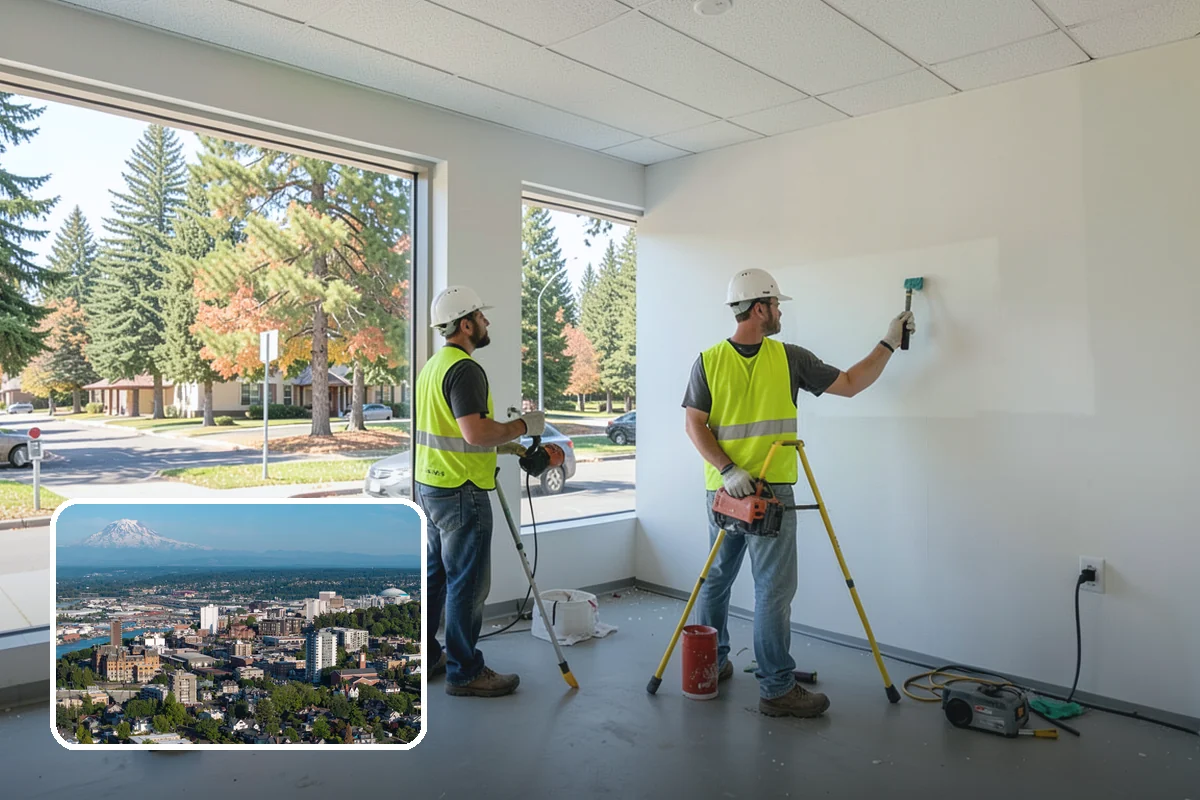 Facility Door Replacement in Tacoma, Pierce County, WA - Doors set plumb to latch and close reliably