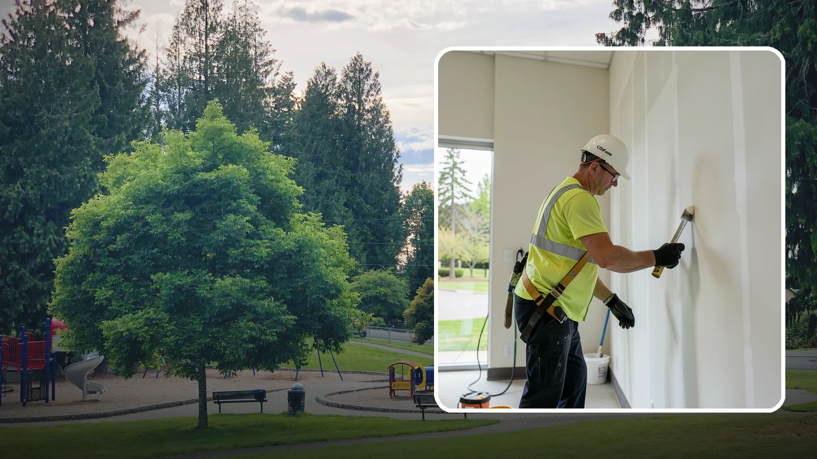 Facility Drywall Repair in Bonney Lake, Pierce County, WA - Drywall repair and finishing that restores walls and ceilings in public facilities to a clean, paintable surface.