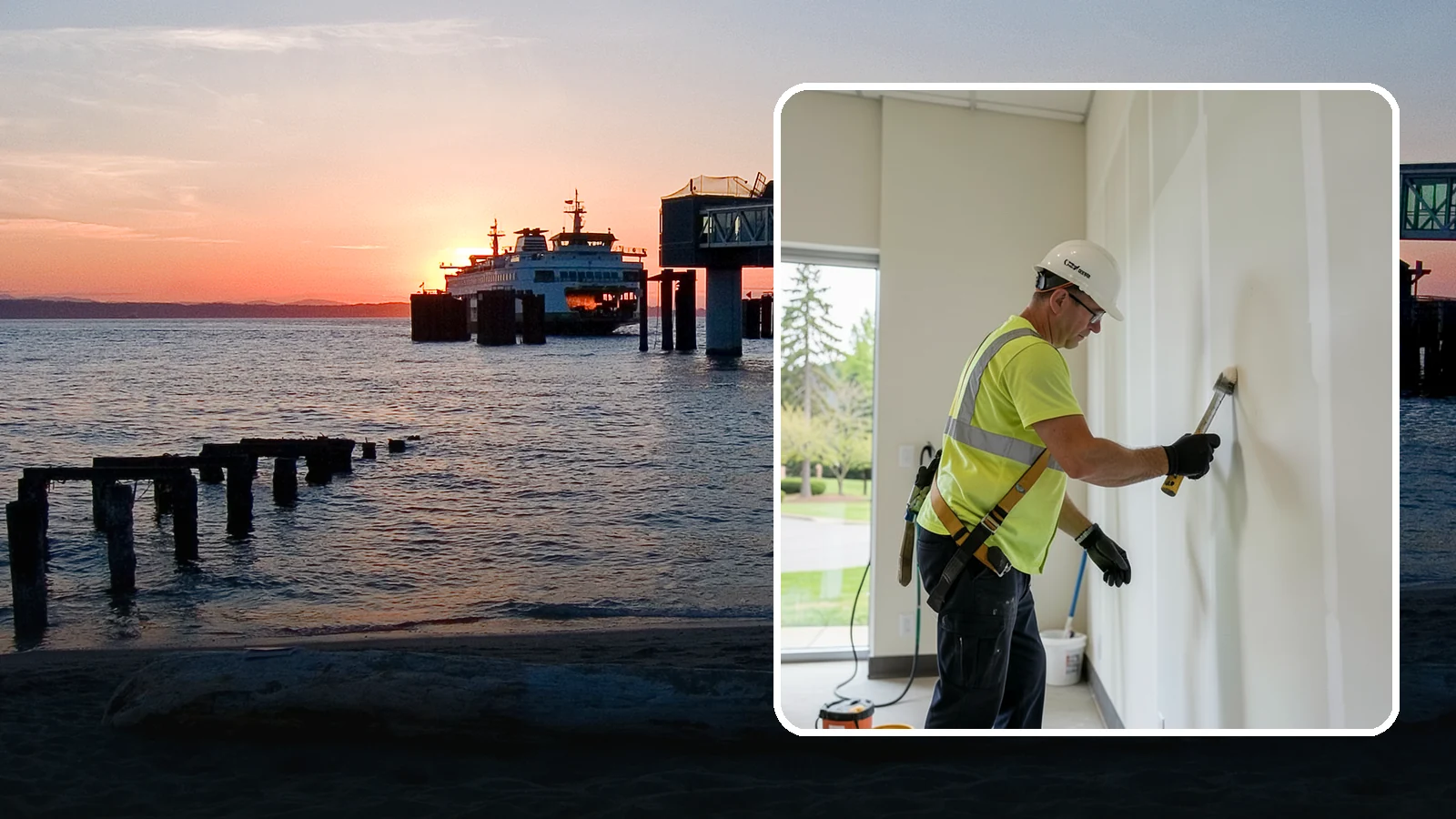 Facility Drywall Repair in Edmonds, Snohomish County, WA - Drywall repair and finishing that restores walls and ceilings in public facilities to a clean, paintable surface.