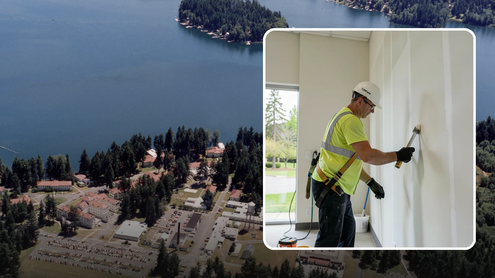 Facility Drywall Repair in Lakewood, Pierce County, WA - Drywall repair and finishing that restores walls and ceilings in public facilities to a clean, paintable surface.
