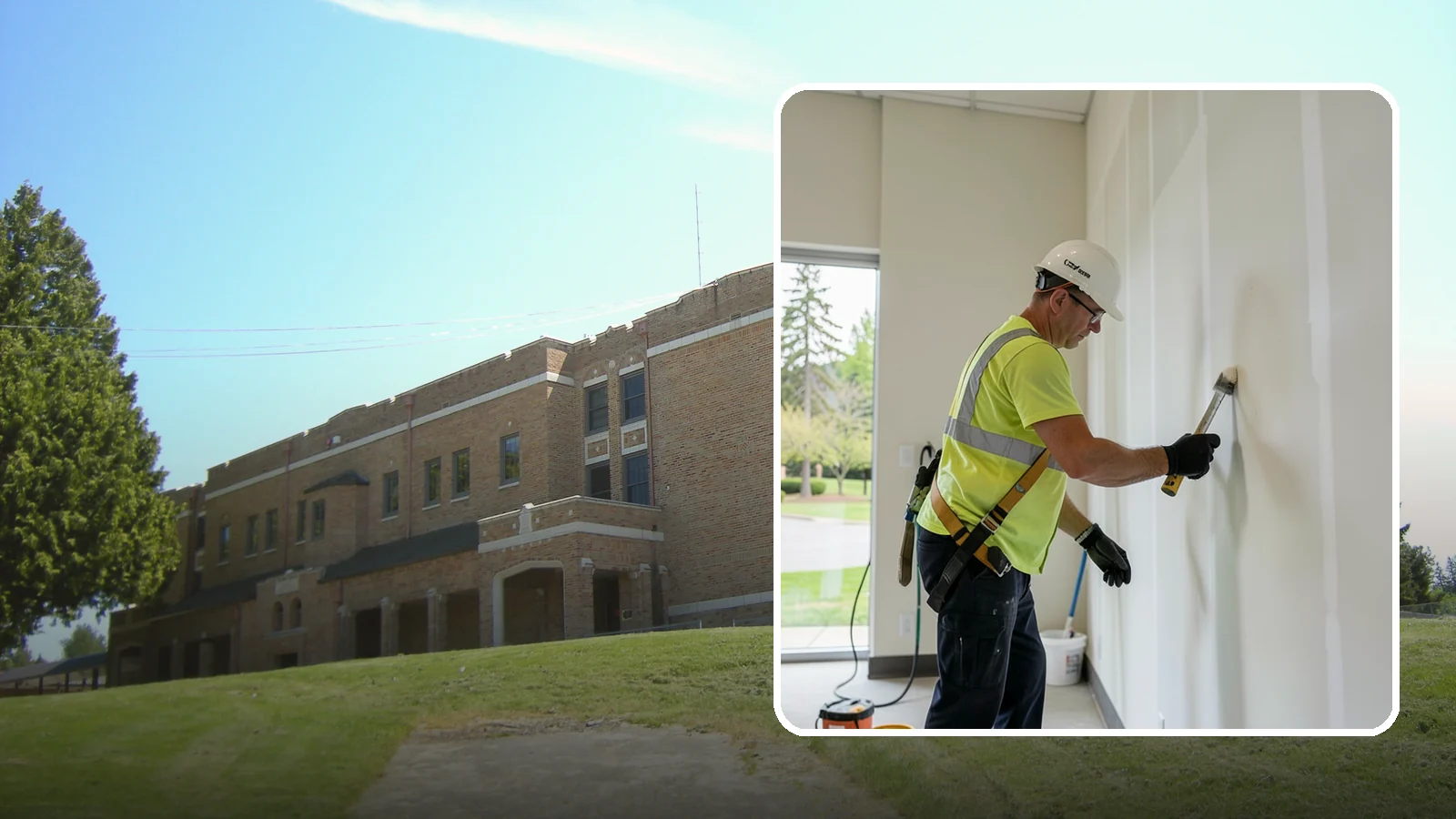 Facility Drywall Repair in Maple Valley, King County, WA - Drywall repair and finishing that restores walls and ceilings in public facilities to a clean, paintable surface.