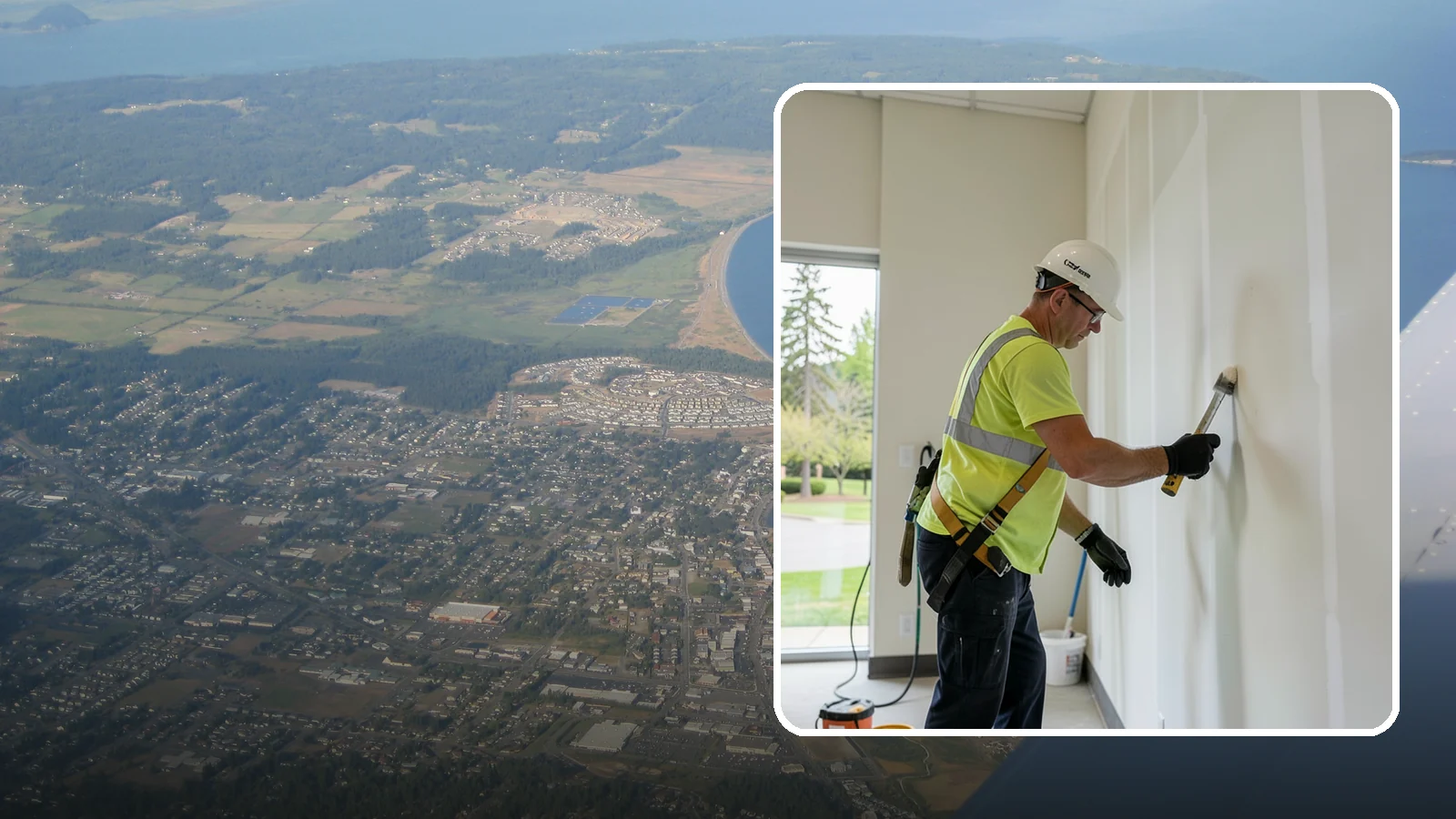 Facility Drywall Repair in Oak Harbor, Island County, WA - Drywall repair and finishing that restores walls and ceilings in public facilities to a clean, paintable surface.