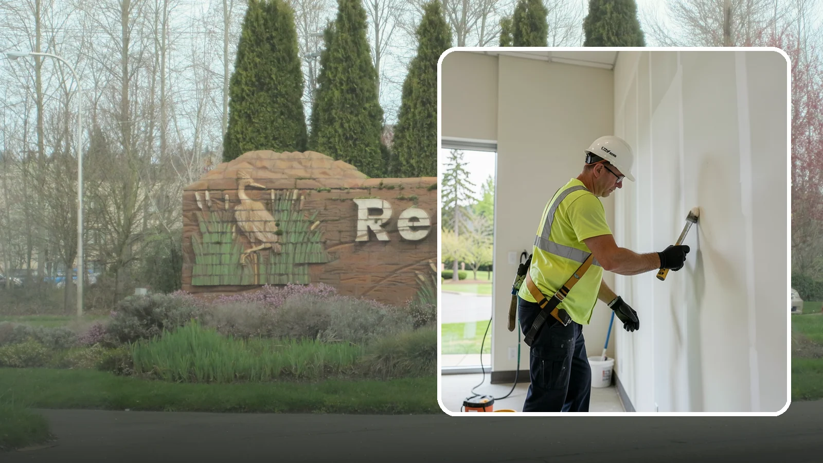 Facility Drywall Repair in Renton, King County, WA - Drywall repair and finishing that restores walls and ceilings in public facilities to a clean, paintable surface.