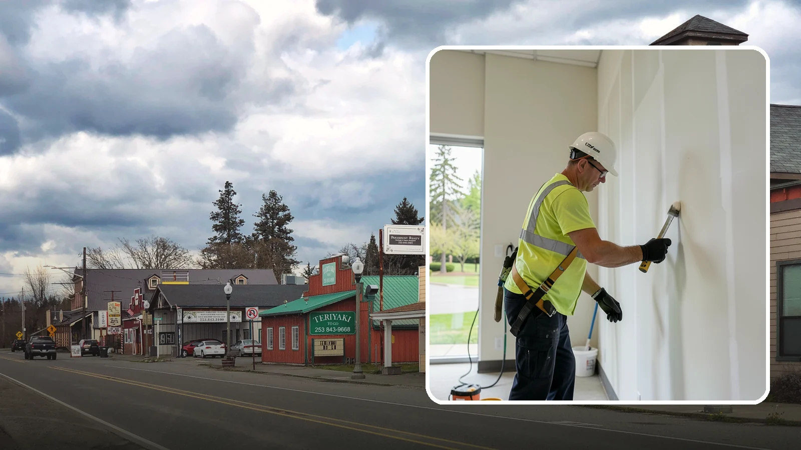 Facility Drywall Repair in Roy, Pierce County, WA - Drywall repair and finishing that restores walls and ceilings in public facilities to a clean, paintable surface.