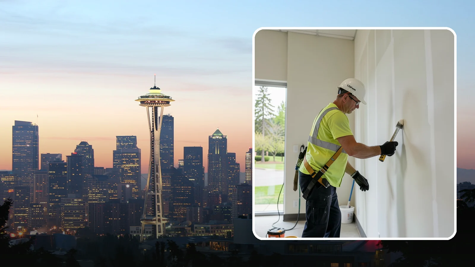 Facility Drywall Repair in Seattle, King County, WA - Drywall repair and finishing that restores walls and ceilings in public facilities to a clean, paintable surface.