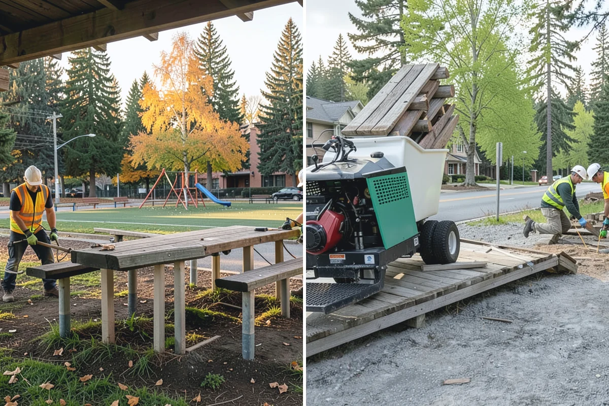Facility Fencing & Gates in Beaux Arts Village, King County, WA - Lay out the fence line and gate locations