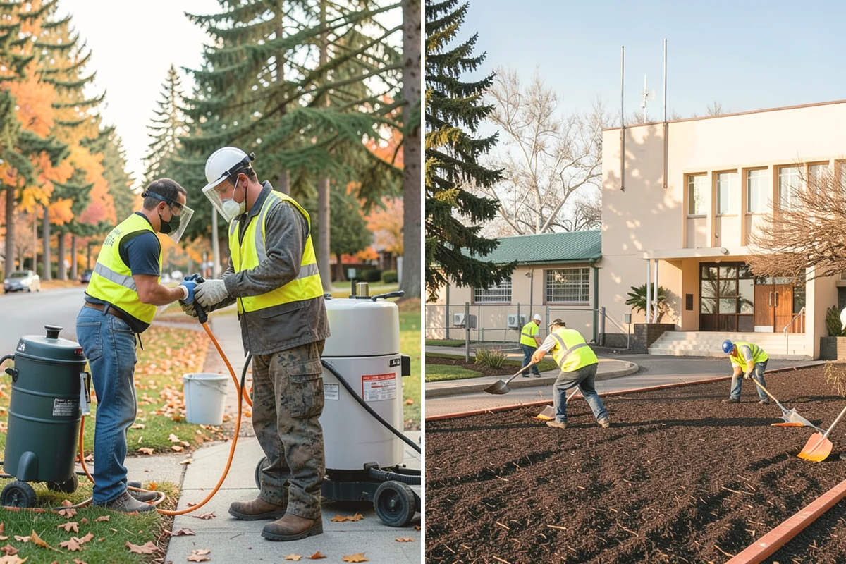 Facility Fencing & Gates in Black Diamond, King County, WA - Lay out the fence line and gate locations
