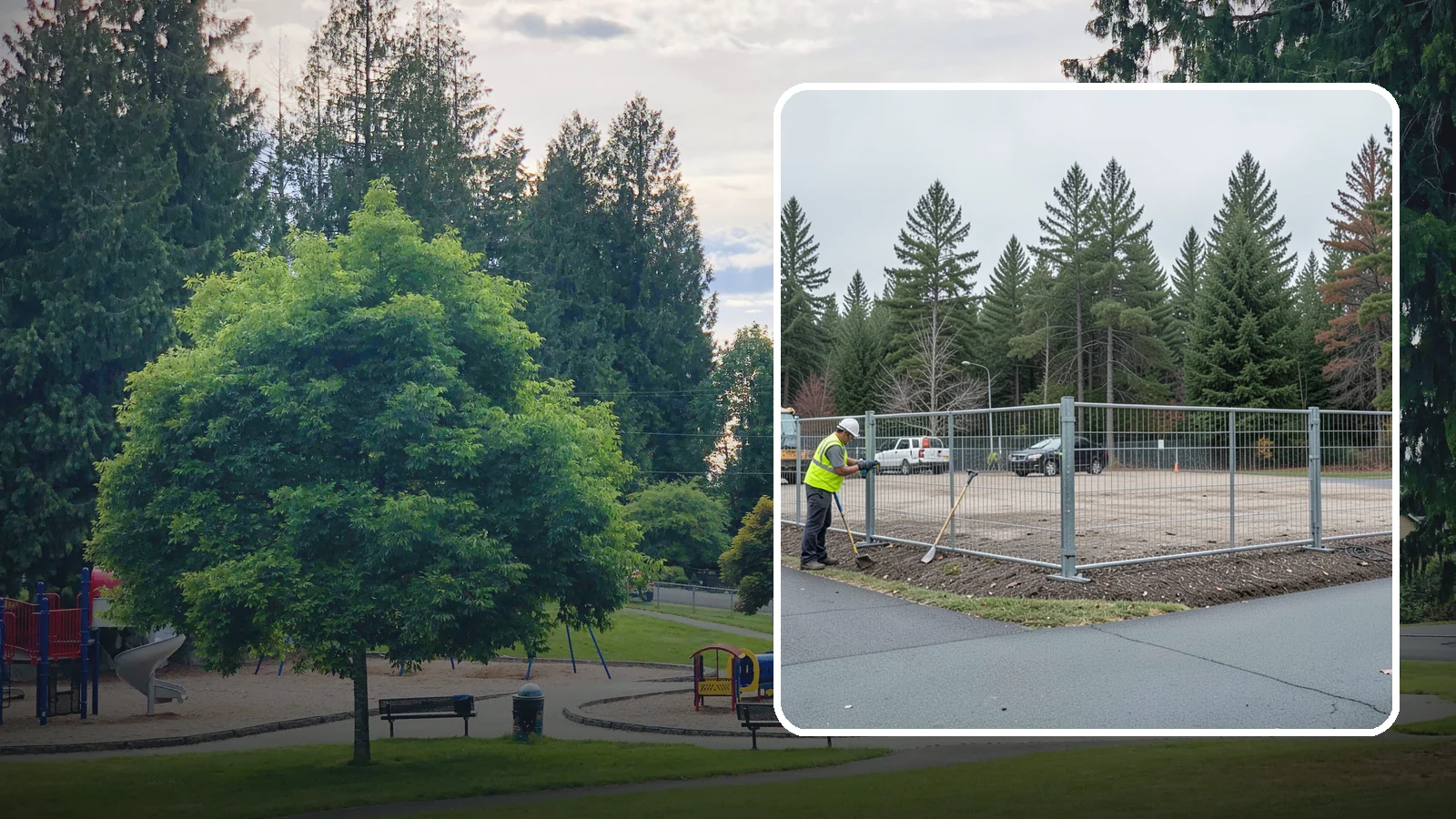 Facility Fencing & Gates in Bonney Lake, Pierce County, WA - Fencing and gate installation that secures public facilities, yards, and equipment compounds.
