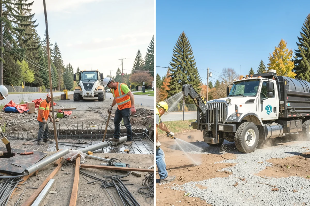 Facility Fencing & Gates in Burlington, Skagit County, WA - Lay out the fence line and gate locations