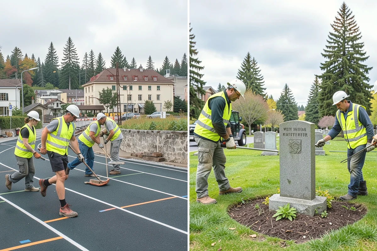 Facility Fencing & Gates in Carbonado, Pierce County, WA - Lay out the fence line and gate locations