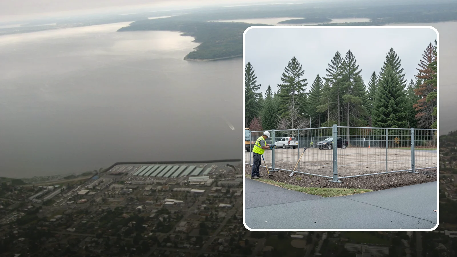 Facility Fencing & Gates in Des Moines, King County, WA - Fencing and gate installation that secures public facilities, yards, and equipment compounds.