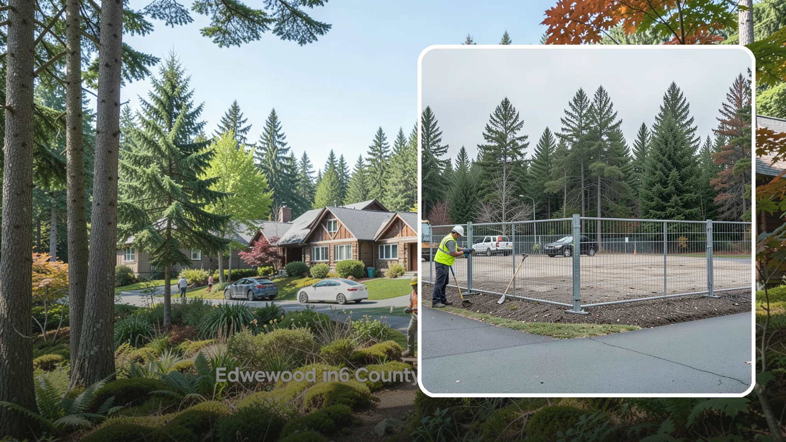 Facility Fencing & Gates in Edgewood, Pierce County, WA - Fencing and gate installation that secures public facilities, yards, and equipment compounds.