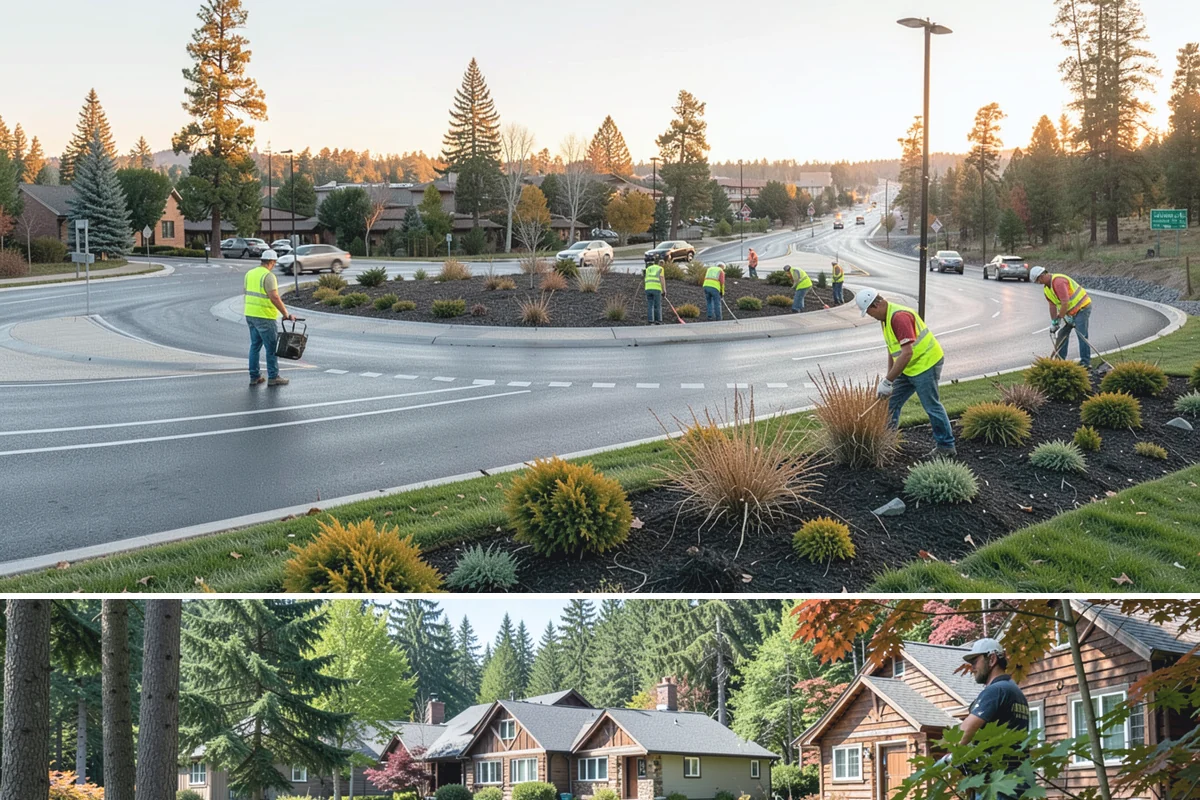 Facility Fencing & Gates in Edgewood, Pierce County, WA - Fencing installs year-round, though setting posts is easiest when the ground is not saturated in the depths of winter.