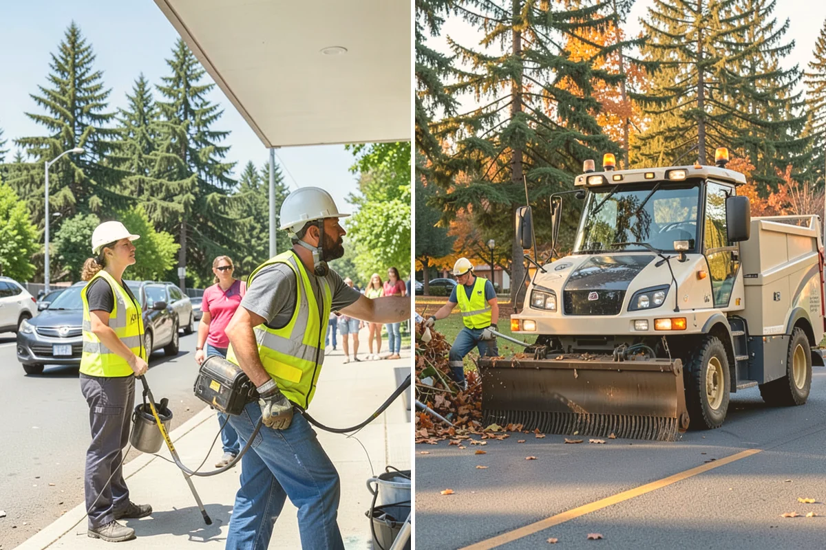 Facility Fencing & Gates in Edmonds, Snohomish County, WA - Lay out the fence line and gate locations