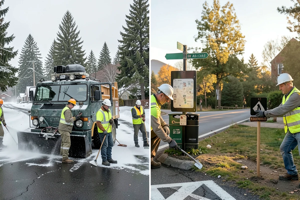 Facility Fencing & Gates in Federal Way, King County, WA - Lay out the fence line and gate locations