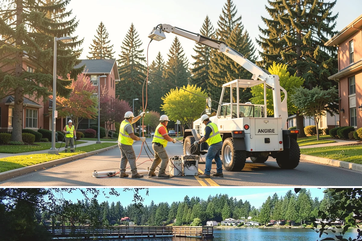 Facility Fencing & Gates in Federal Way, King County, WA - Fencing installs year-round, though setting posts is easiest when the ground is not saturated in the depths of winter.