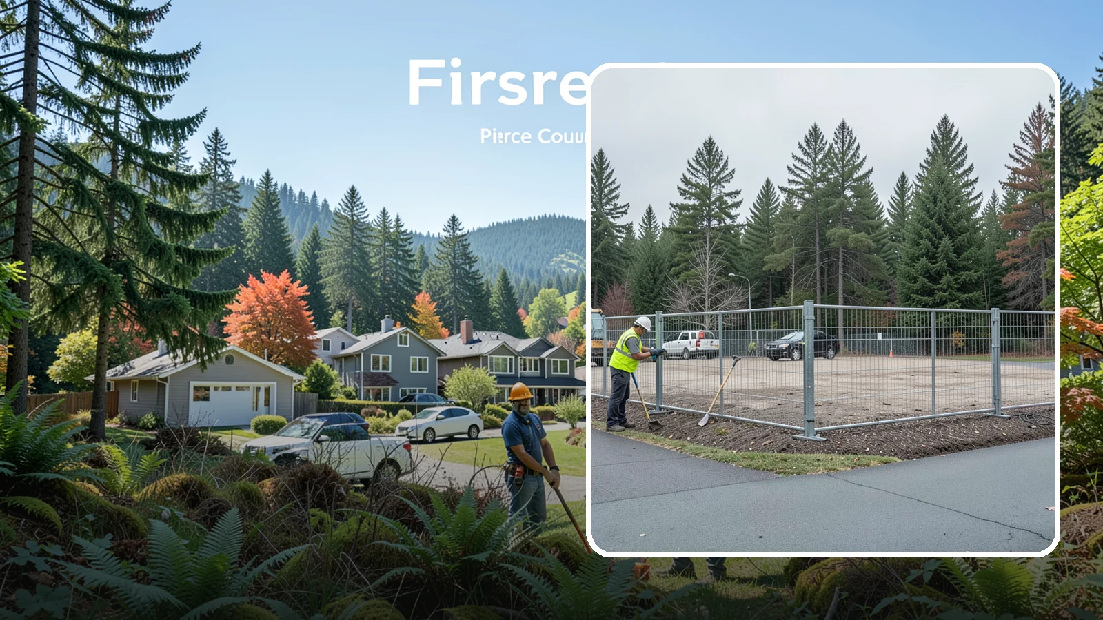 Facility Fencing & Gates in Fircrest, Pierce County, WA - Fencing and gate installation that secures public facilities, yards, and equipment compounds.