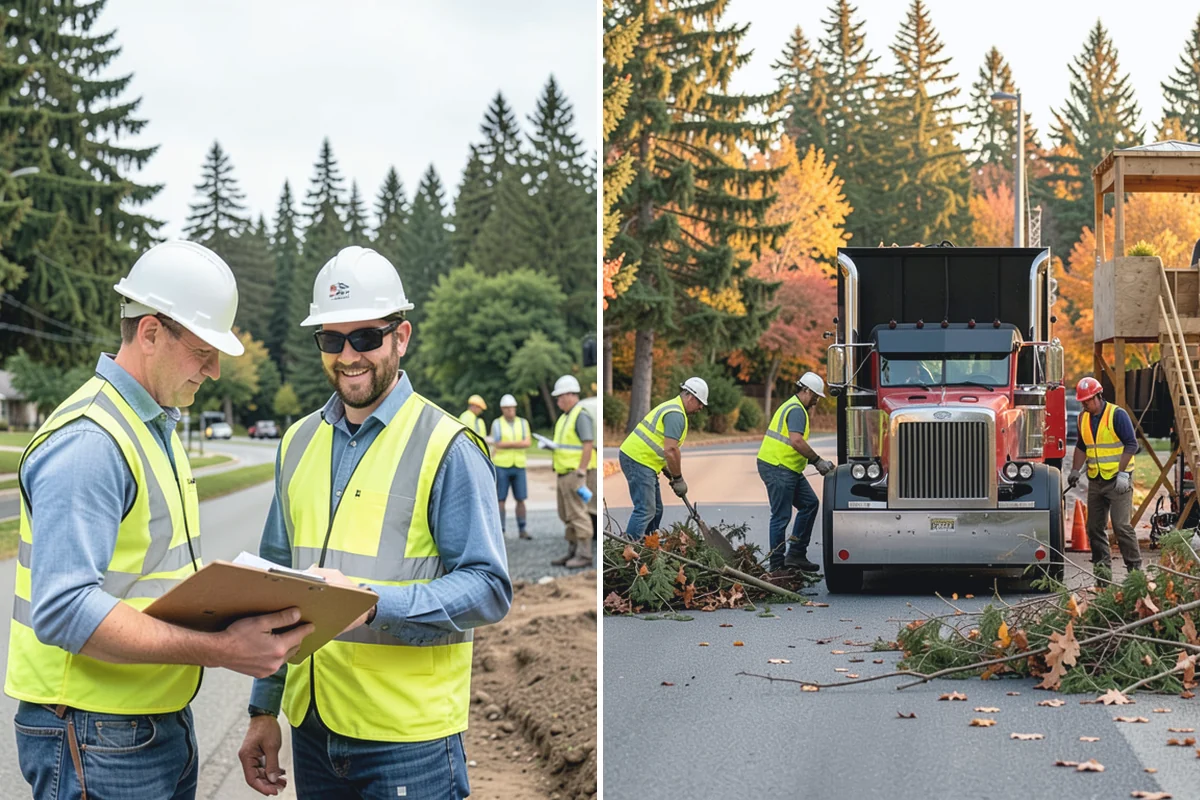 Facility Fencing & Gates in Gold Bar, Snohomish County, WA - Lay out the fence line and gate locations