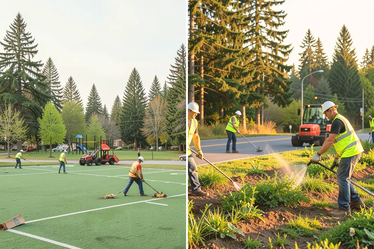 Facility Fencing & Gates in Index, Snohomish County, WA - Lay out the fence line and gate locations