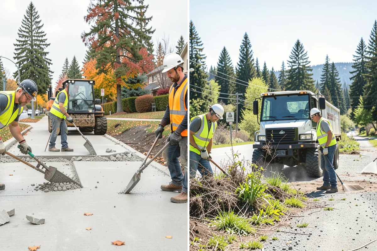 Facility Fencing & Gates in Issaquah, King County, WA - Lay out the fence line and gate locations